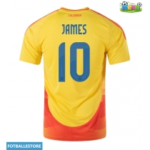 Colombia James Rodriguez #10 Hjemmedrakt Copa America 2024 Kortermet